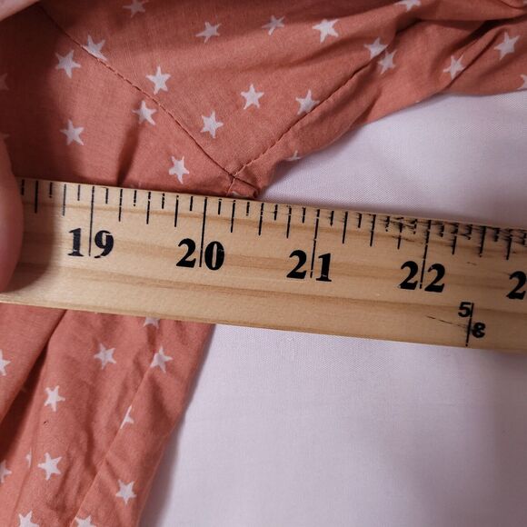 Madewell Top Womens Medium Wrap Star Print Cotton - Picture 8 of 11